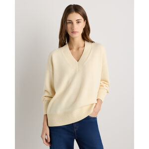 Mongolian Cashmere Oversized V-Neck Sweater